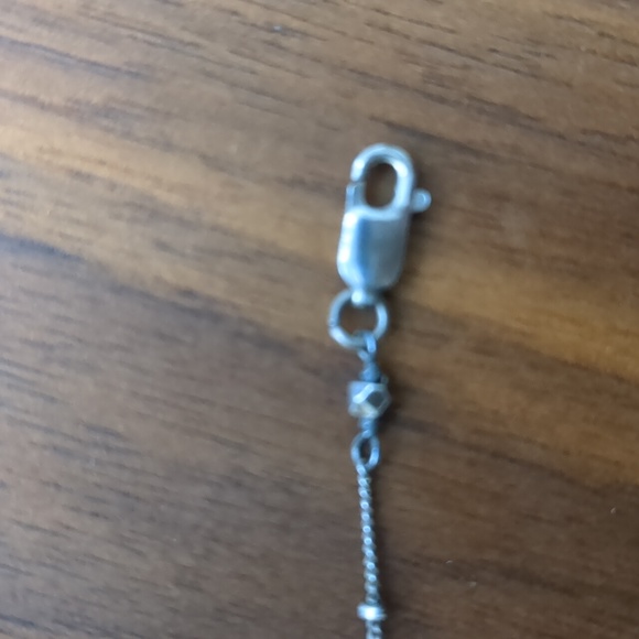 Pendant Necklace - Large Dark Green Stone - Picture 5 of 14